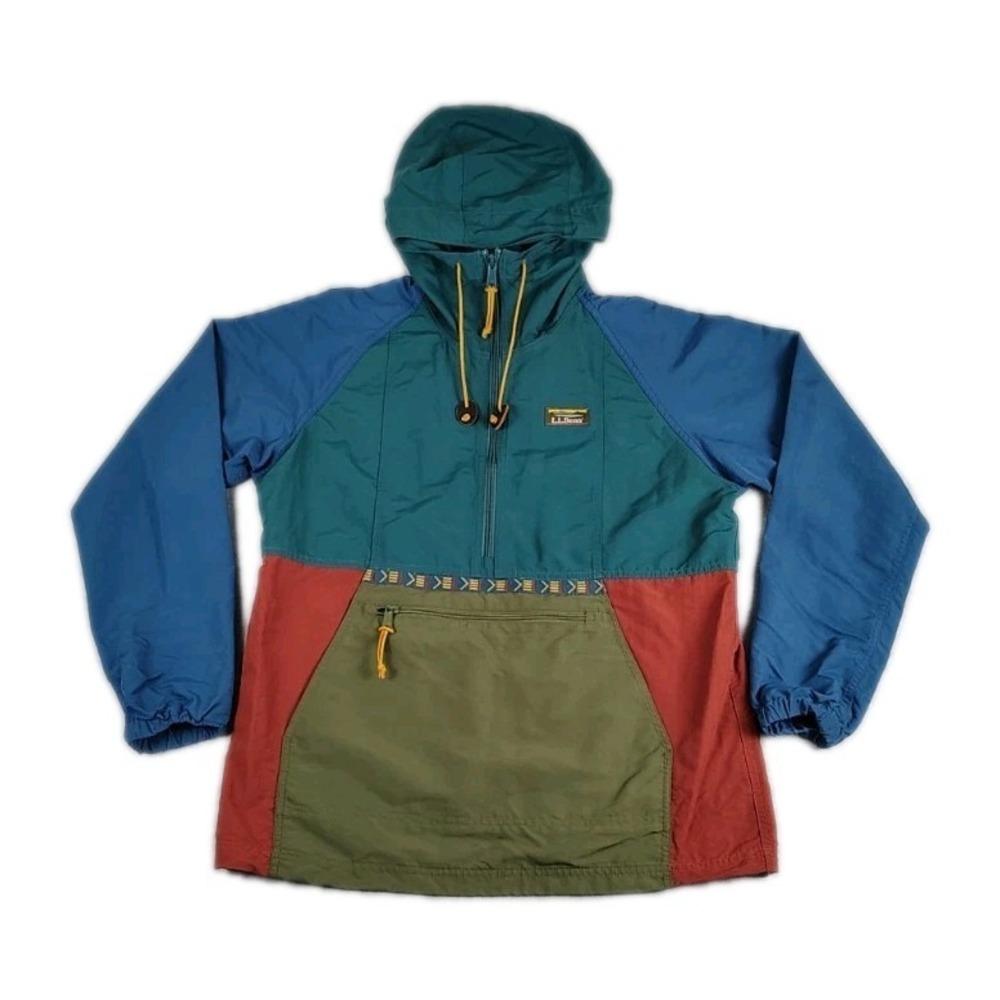 L.L.Bean Mountain Classic Anorak Pullover  Women's Small Regular Multicolor